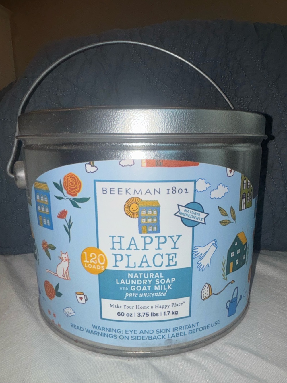 Beekman 1802 Happy Place Goat Milk Laundry Soap Unscented 120 Loads